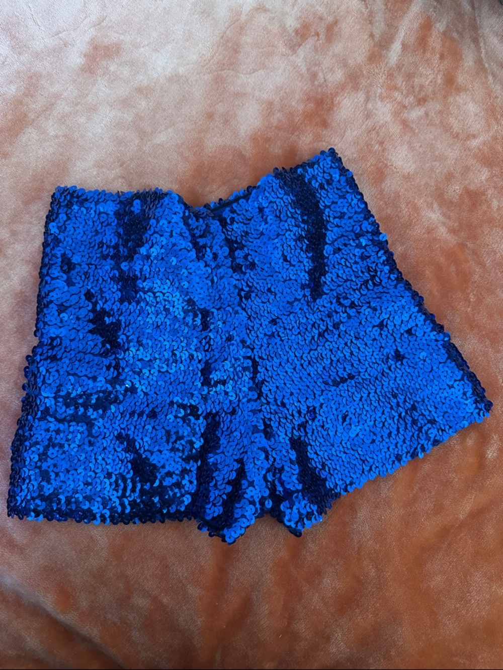 Blue Sequin Women’s Party Shorts NWOT